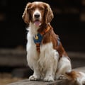 Color Block Dog Harness Lime Mix
