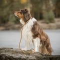 Retriever Leash Wood Brown