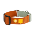 Color Block Martingale Dog Collar Terracotta Mix